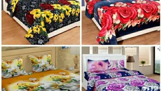 Printed PolyCotton Double Bedsheets Combo