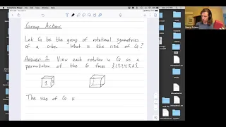 Abstract Algebra 66: Introduction to group actions and the orbit-stabilizer theorem