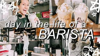 work with me as a BARISTA! || day in the life of a barista