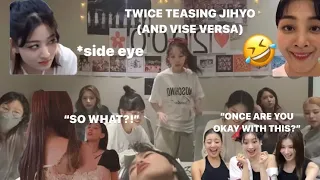 twice loves to tease their leader (jihyo)