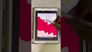 How to draw Simple Wallpaper in Procreate #33