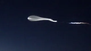 SpaceX Falcon 9 Rocket Launch viewed from Cresent Beach, Florida.29June18