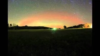 Aurora Explosion from Ozark, Arkansas (10-24-2011)