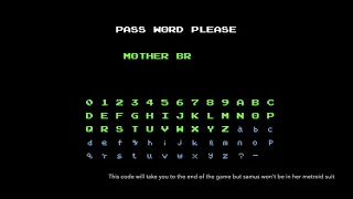 The strangest Metroid 1 codes you've seen