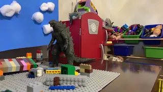Godzilla vs gamera(old stop Motion)