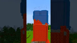 Minecraft: RRate this Cobblestone Tower from 1 to 10 🤯 #shorts