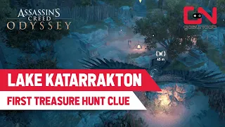 Lake KATARRAKTON TABLET LOCATION in AC Odyssey | Find and Read the First Treasure Hunt Clue