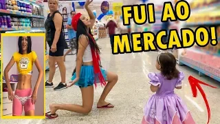 VESTINDO AS ROUPAS DE 1 ANO DA VALENTINA SOBRINHO [FUI AO MERCADO] !!!