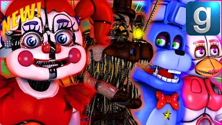 Gmod FNAF | Review | Brand New Accurate Sister Location And FNAF 6 Animatronic Ragdolls!