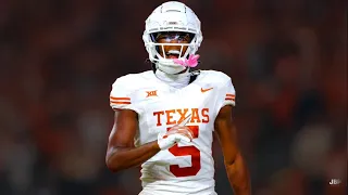 Texas WR Adonai Mitchell 2023 Highlights 🤘 ᴴᴰ