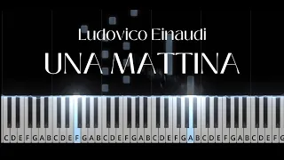 Ludovico Einaudi - Una Mattina (Piano tutorial)