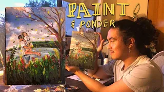 how i paint nature timelapse 🌿 + 🙈Expanding My Comfort Zone As An Artist