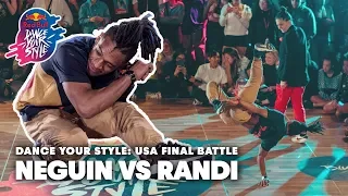 Neguin vs. Rascal Randi Final Dance Battle | Red Bull Dance Your Style USA National Finals