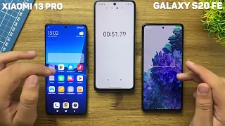 XIAOMI 13 PRO VS SAMSUNG GALAXY S20 FE 5G - FIRST SPEED TEST