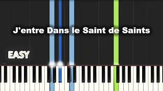 J'entre Dans le Saint de Saints | EASY PIANO TUTORIAL BY Extreme Midi