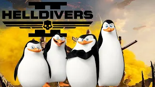 Penguins in Helldivers 2