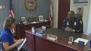 Jacksonville sheriff talks with First Coast News after arrest of controversy-plagued officer