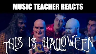 Music Teacher Reacts: VOICEPLAY - This is Halloween