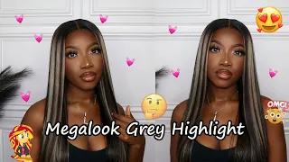 WOW !!! Gorgeous blonde highlight color hair wig, you deserve to have| Megalook Hair