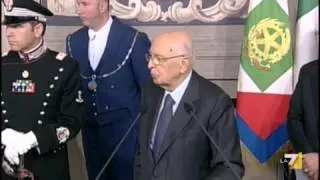 LA SCELTA DI NAPOLITANO E' SOLO UNA TREGUA. DA MARTEDI' COMMISSIONI AL LAVORO