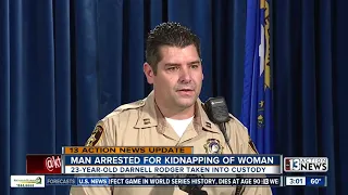 UPDATE: Man arrested for kidnapping of woman caught on camera