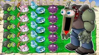 All Plants Attack Vs All Giga Zombies Vs Dr Zomboss Plants Vs Zombies Battlez