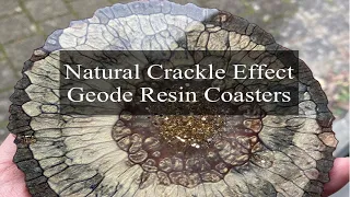 #226 Natural Crackle Effects / Geode Coaster Set