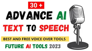 30+ Best Text-to-Speech AI Artificial intelligence Avatar and Voice Generator Websites &Tools 2023.