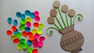 Best Out Of Waste Wallhanging Craft | Wallhanging Craft | Cardboard Craft