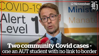 Two community Covid cases - one an Auckland student with no link to border