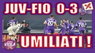 JUVENTUS - FIORENTINA 0-3 (feat. David Guetta) UMILIATI!!! 22/12/2020