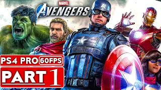 MARVEL'S AVENGERS Gameplay Walkthrough Part 1 [1080P HD 60FPS PS4 PRO] - No Commentary (FULL GAME)