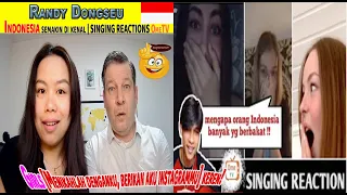 Indonesia semakin di kenal | SINGING REACTIONS OmeTV |Dutch Couple REACTION