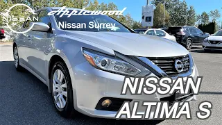 2017 NISSAN ALTIMA S 2 MINUTES WALKAROUND STOCK: 2P114B