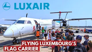 LUXAIR DE HAVILLAND Q400 (ECONOMY) | Montpellier - Luxembourg