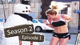 Scary Snowman Hidden Camera Prank (2011) Episode 1