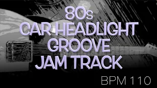 80s Car Headlight Groove Backing Track in D minor↓Chords