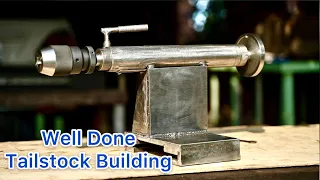 #DIY #Homemade #Lathe, How to make Tailstock || Well Done Tailstock Building Really Awesome