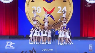 Team Germany All Girl Premier ICU World Cheerleading Championship 2024 Semi Finals