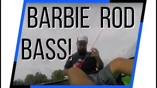 Kayak Barbie Rod Bass Challenge!