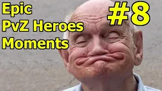 RIDICULOUS MOMENTS - PvZ Heroes Highlights and Glitches #8