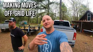 Tractor Work  | homesteading | off grid living | cabin build | cabin | off grid cabin | tractor