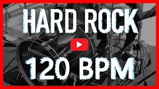 Modern Hard Rock Metal Drum Track 120 BPM Drum Beat (Isolated Drums) [HQ]