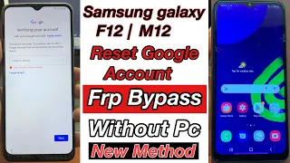 Samsung f12 frp bypass without pc |Samsung frp bypas without pc new method 2023