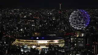 Spectacular Earth-shaped drone display flies above Tokyo 2020 Olympics Opening Ceremony