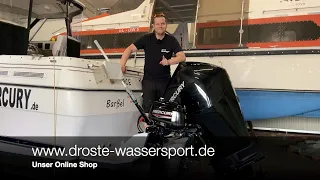 Droste Wassersport OHG / Halterung für Hilfsaussenborder Mercury F5 Sailpower