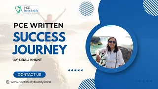 I passed PCE written in my first attempt with StudyBuddy | Sirali Khunt