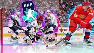 РОССИЯ VS США - МОЛОДЕЖНЫЙ ЧЕМПИОНАТ МИРА - NHL 22