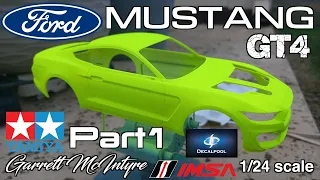 Tamiya - 2018 Ford Mustang GT4 (1/24 Scale) Part1