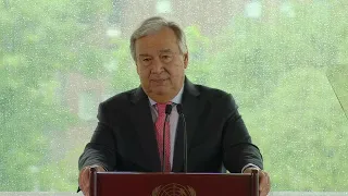 UN Chief on Climate Change and his vision for the 2019 Climate Change Summit